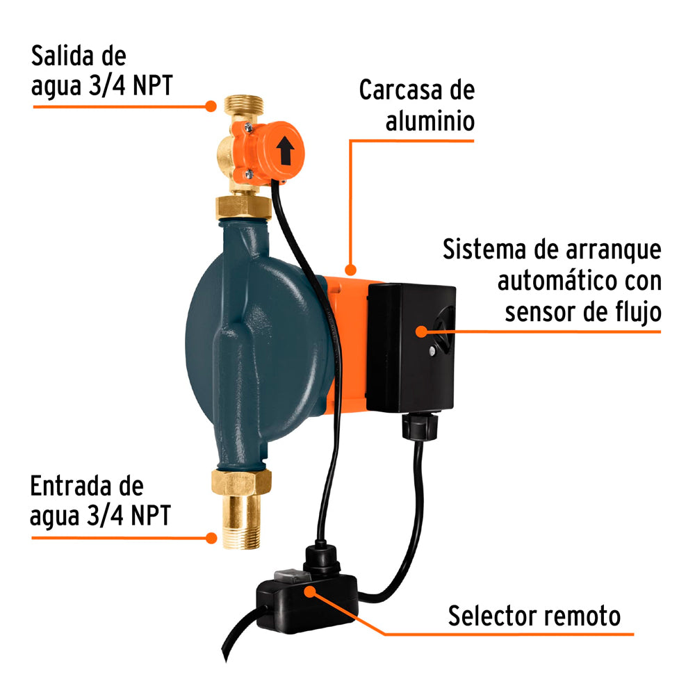 Bomba presurizadora 1/3 hp marca Truper – Lumi Material Electrico