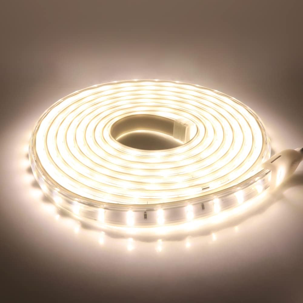 KIT tira de LEDs flexibles, con recubrimiento de vinil, 5m, 127V, IP45, lúz  de día, SKU KMLED60IP6812VLD. – Lumi Material Electrico