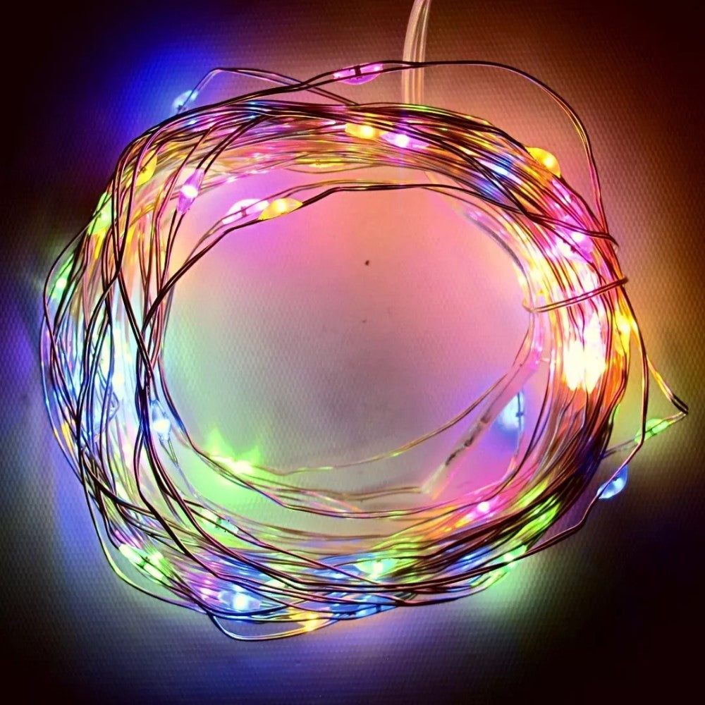 Serie de 30 luces nano LED multicolor. – Lumi Material Electrico